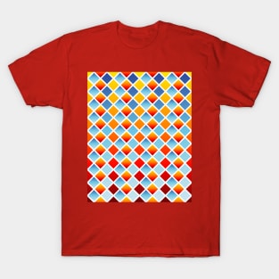 Fire and Snow (Diamond Checkered) T-Shirt